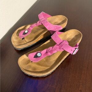 Birkenstock womens Fuchsia Sandals